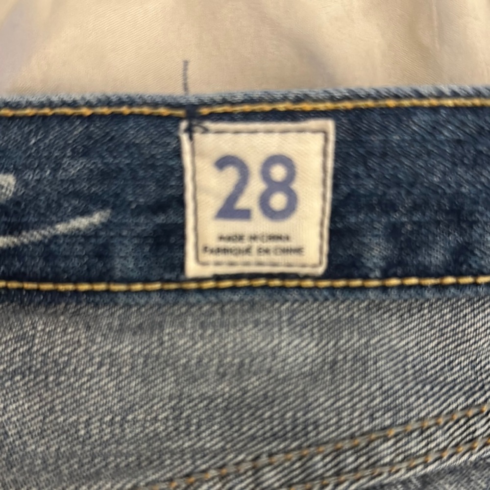 Urban Outfitters Light Blue Distressed Jean Shorts - Picture 7 of 8